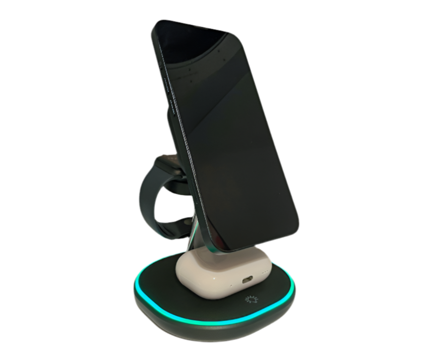 3 in 1 Wireless Fast Charging Station