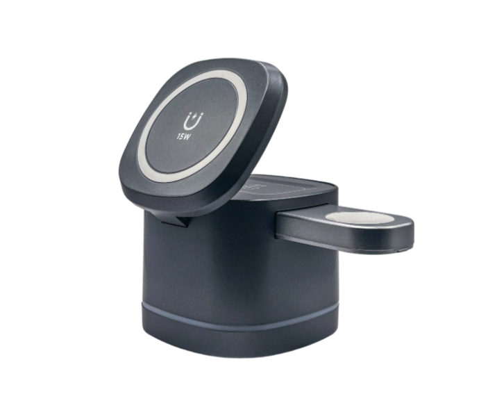 3 in 1 Magnetic Foldable 15W Wireless Charger Stand